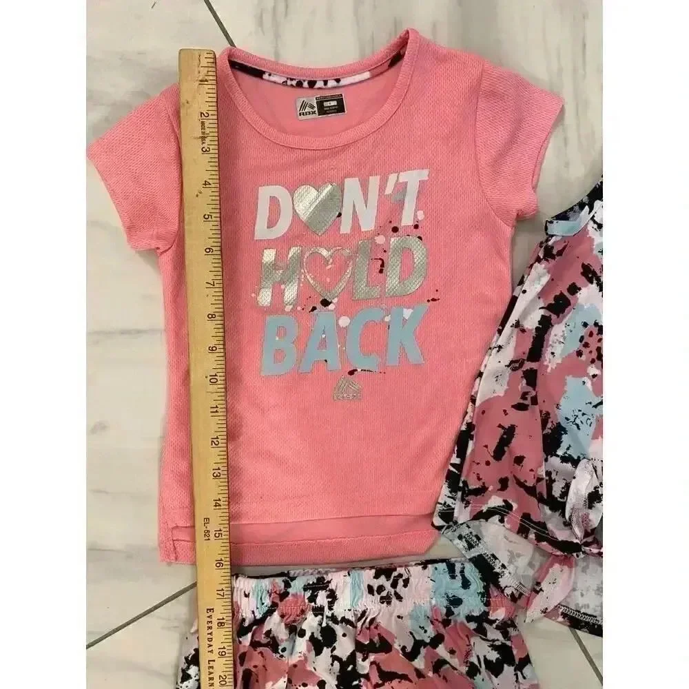 Fabulous 3 piece girls shirt and top set